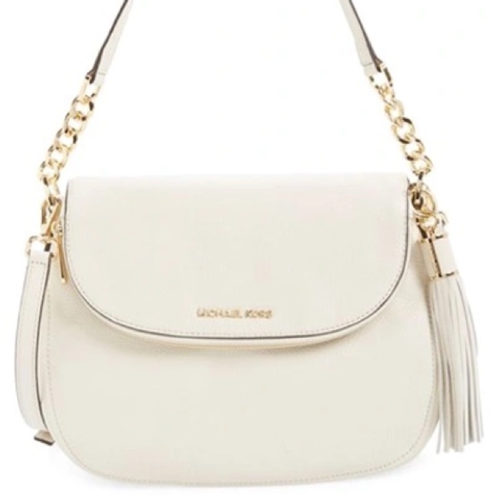 Michael Kors White Shoulder Bag
